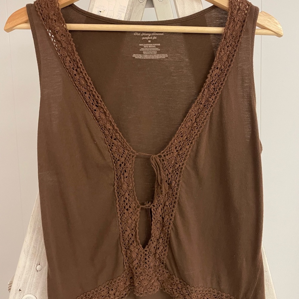 Vintage old navy deep v top